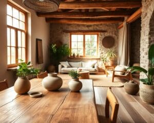 Warum sind natürliche Materialien im Wohnen beliebt?