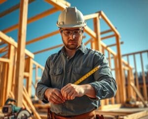 Was macht ein Zimmermann im Holzbau?