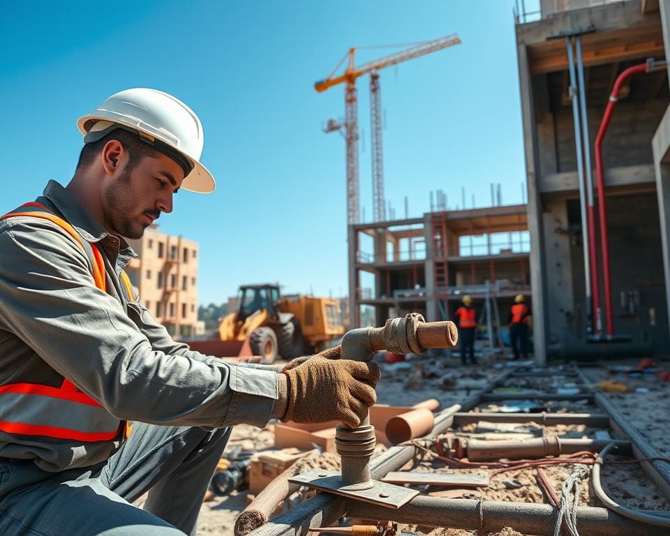 Wie arbeitet ein Sanitärinstallateur im Bauwesen?