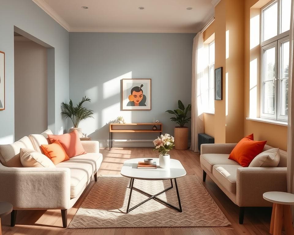 Wie wirken Farben auf kleine Räume?