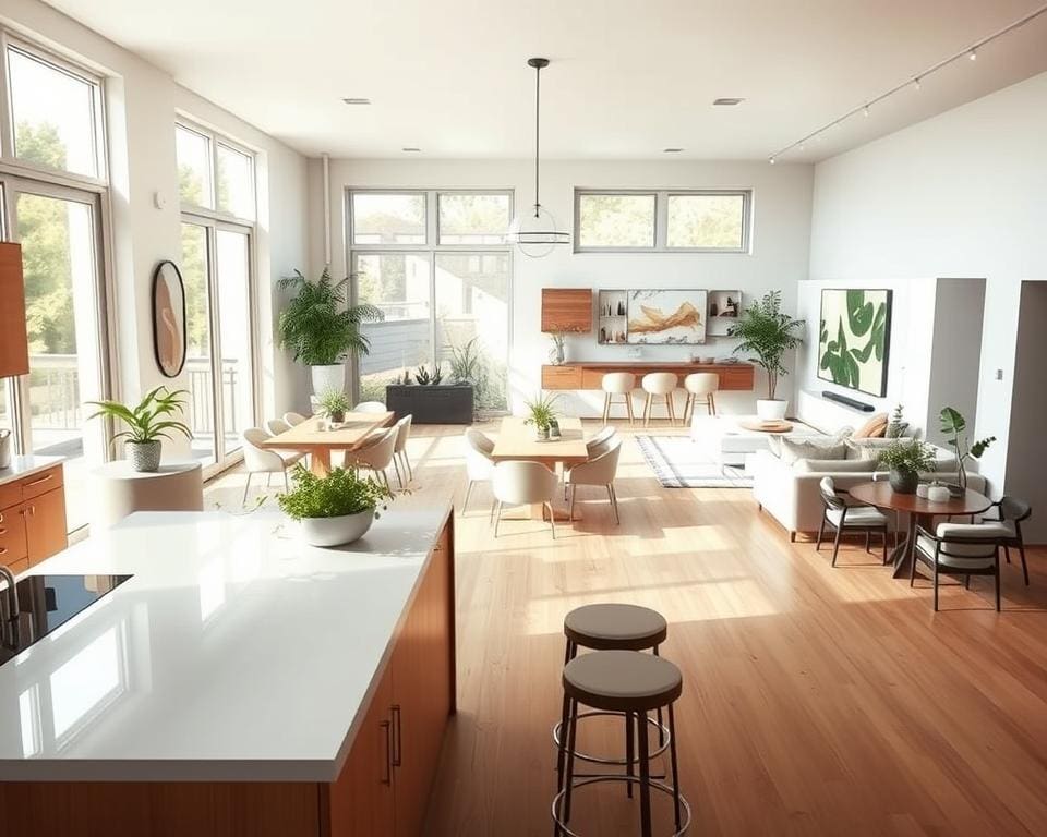 Was sind Vorteile offener Wohnkonzepte?