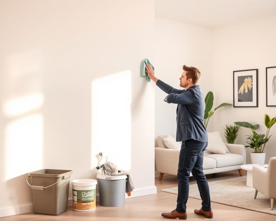 Wie pflegt man gestrichene Wände richtig?