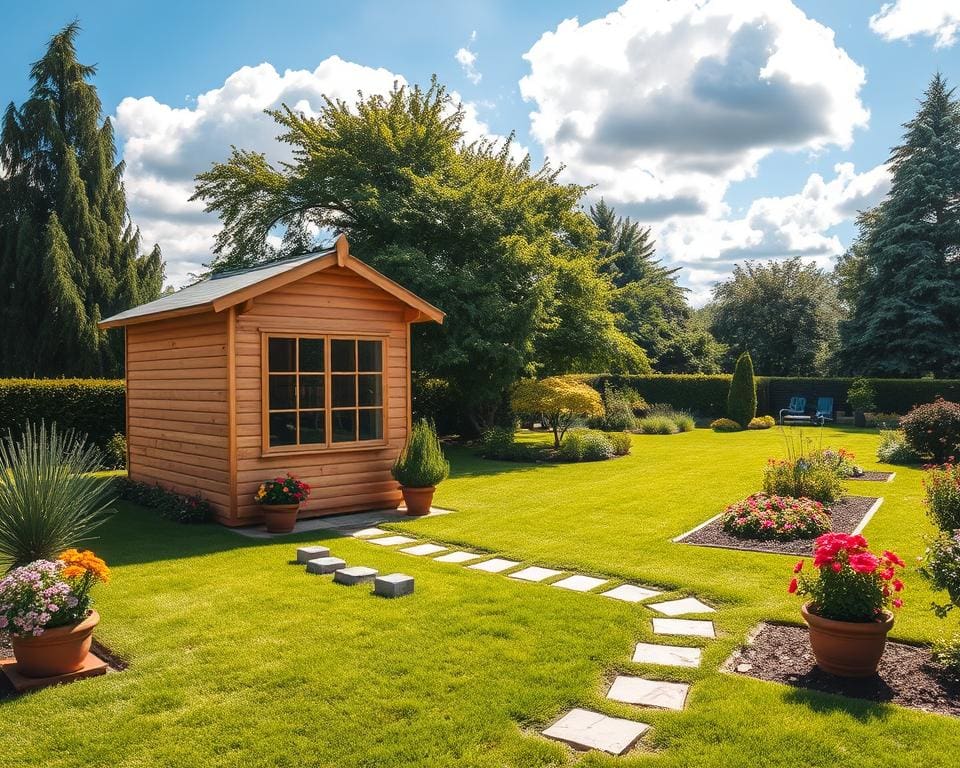 Wie plant man eine Gartenhütte praktisch?