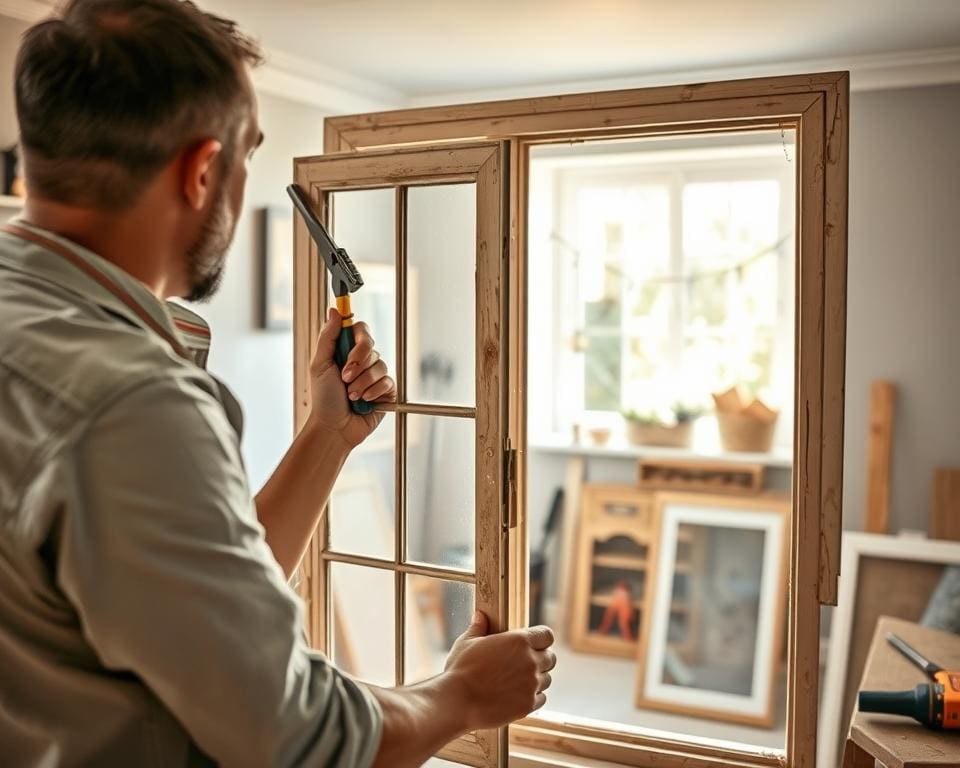 Wie tauscht man alte Fensterrahmen aus?