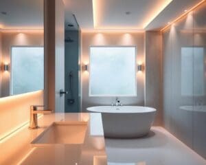 Wie verbessert man die Beleuchtung im Bad?