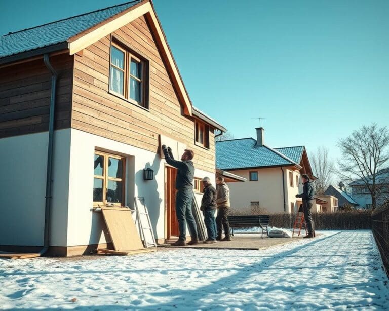 Haus isolieren Kälte
