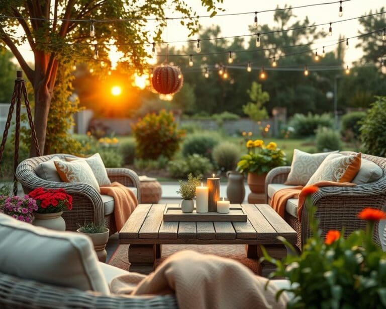 Wie gestaltet man einen gemütlichen Außenbereich?