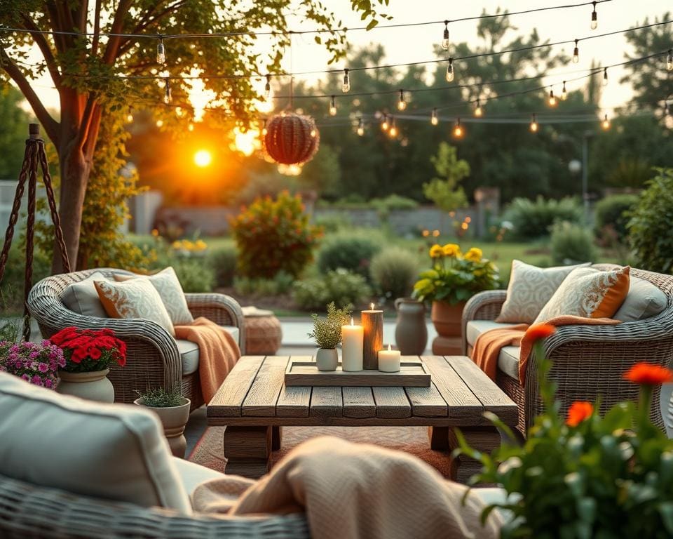 Wie gestaltet man einen gemütlichen Außenbereich?