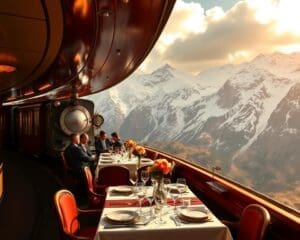 Zugreise Alpen