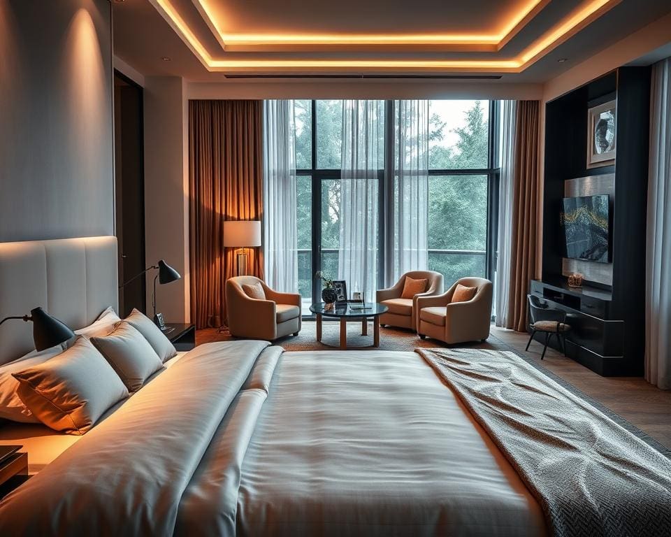 luxuriöses Schlafzimmer