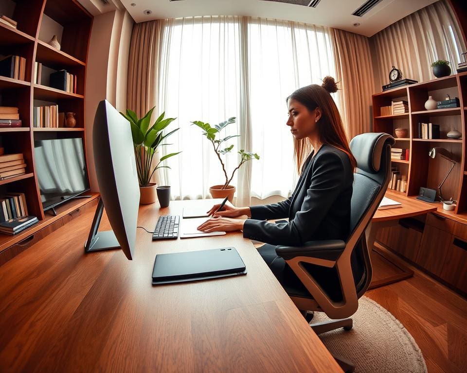 luxuriöses Homeoffice