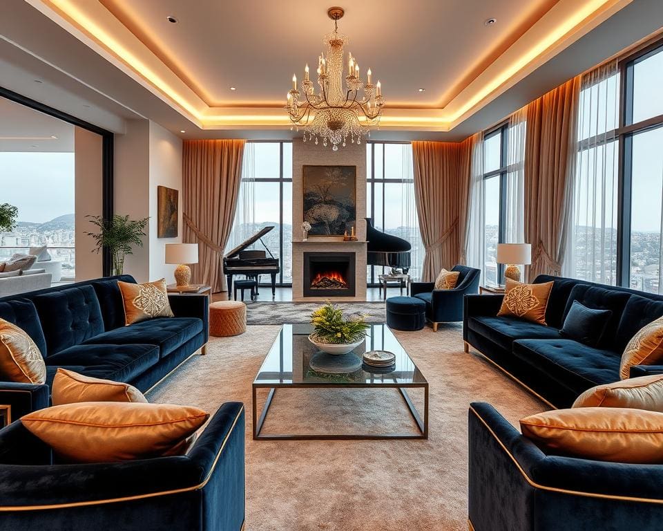 luxuriöses Wohnzimmer