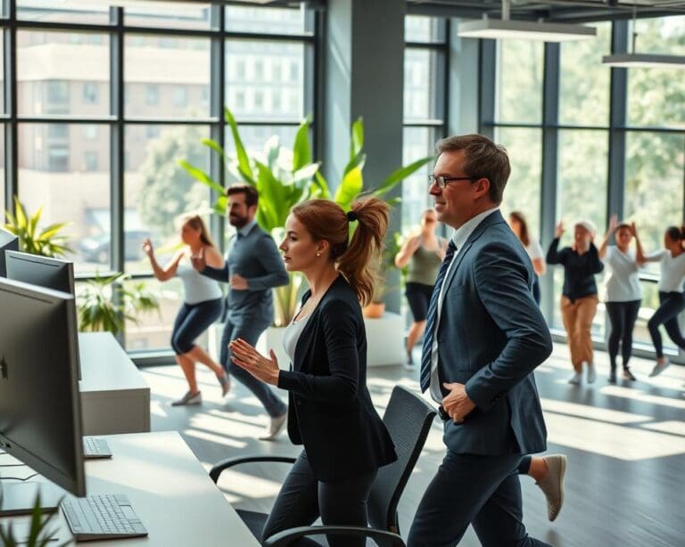 Bewegung im Büro