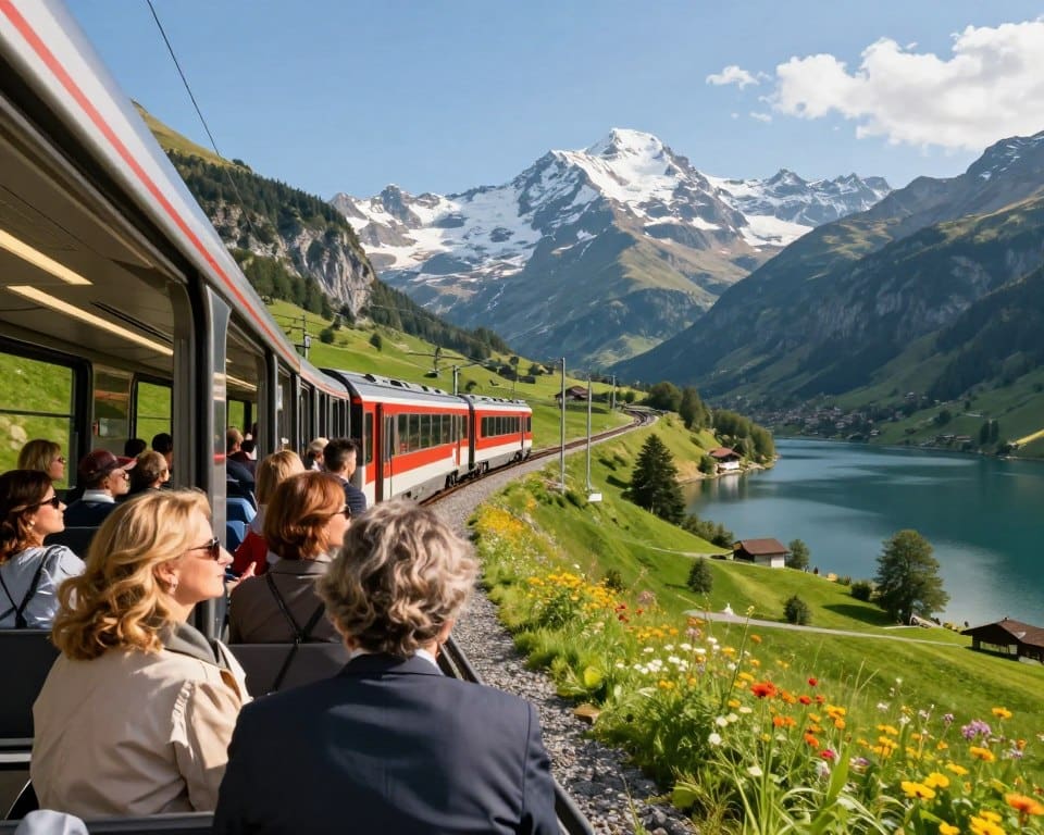 Zugreise durch die Schweiz